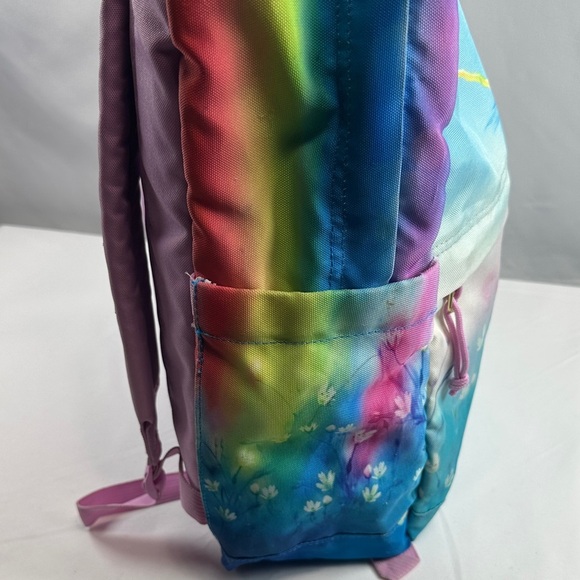 JanSport Kids Backpack with Unicorn & Rainbow Design - Blue and Pink - Picture 7 of 16
